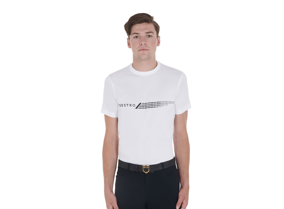 T-SHIRT HOMME COUPE SLIM AVEC IMPRIMÉ CONTRASTE