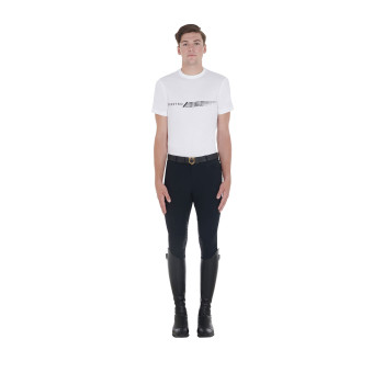 T-SHIRT HOMME COUPE SLIM AVEC IMPRIMÉ CONTRASTE