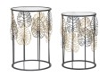 TABLES COUPLE GLAM FEUILLES