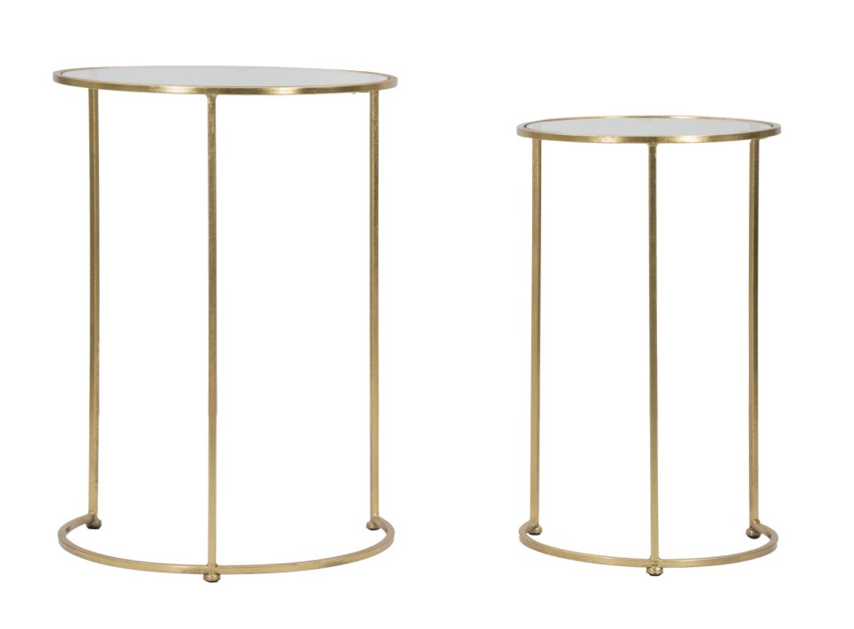 TABLES BASSES GLAM SIMPLY, PAIRE