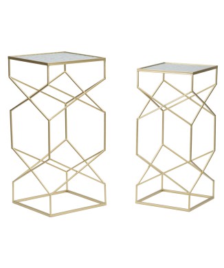 TABLES EN VERRE, PAIRE