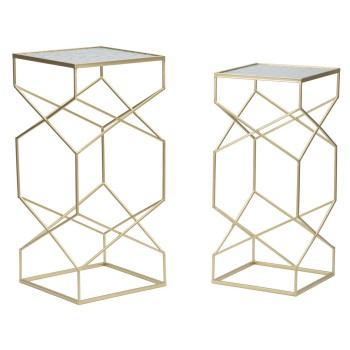 TABLES EN VERRE, PAIRE