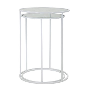 TABLES BASSES WHITE HARTS, PAIRE