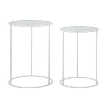 TABLES BASSES WHITE HARTS, PAIRE