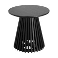 Table basse Jeanette Ø 50 cm noir