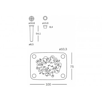 TABLE LITTLE FLARE MT68 + MT60 MAGIS ME TOO