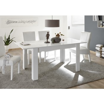 Table 137x90 avec rallonge incluse 48cm - MIRO - 137 x 79 x 90