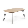 Table extensible Novac 140 (220) x 90 cm en placage chêne