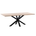 Table Argo 200 cm pieds noirs