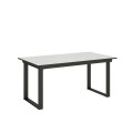 Table extensible 90x160/220 cm Bandos structure anthracite