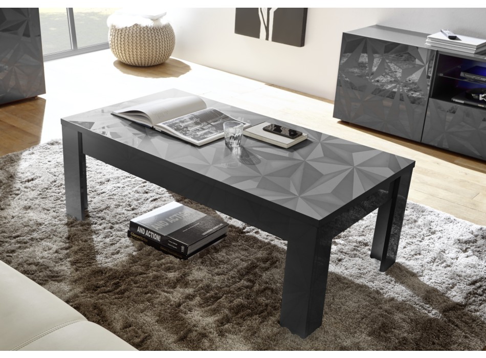 Table basse PRISMA de couleur noire