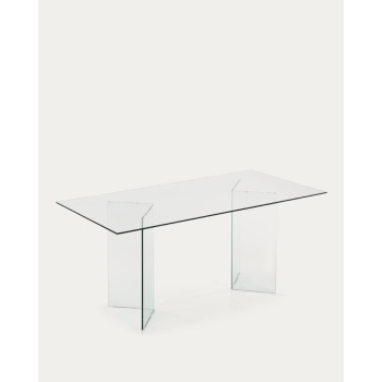 Table en verre Burano 200 x 90 cm