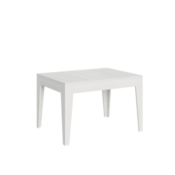 Table Cico - Table extensible 90x120/180 cm Cico Blanc Spatolato