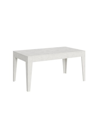 Table Cico - Table extensible 90x160/220 cm Cico Spatulé Blanc