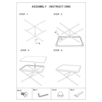 TABLE BASSE SAINT BARTH RETT.