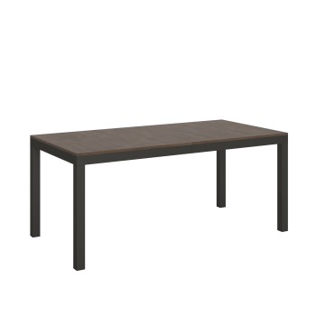 Table Everyday Evolution - Table extensible 90x180/284 cm Everyday Evolution Frêne Blanc Structure Anthracite