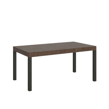 Table Everyday Premium - Table extensible 90X120/224 cm Everyday Premium Frêne Blanc Structure Anthracite