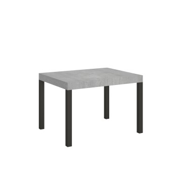 Everyday Table - Table extensible 70x110/194 cm Everyday Frêne Blanc Structure Anthracite