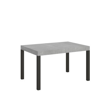 Table Everyday - Table extensible 90x130/390 cm Everyday Frêne Blanc Structure Anthracite