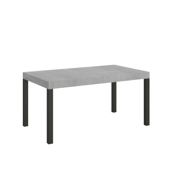 Everyday Table - Table extensible 90x160/264 cm Everyday Frêne Blanc Structure Anthracite