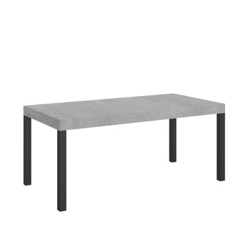 Everyday Table - Table extensible 90x180/284 cm Everyday Frêne Blanc Structure Anthracite