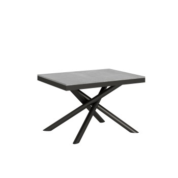 Table Famas Evolution - Table extensible 90x120/224 cm Famas Evolution Frêne Blanc Structure Anthracite