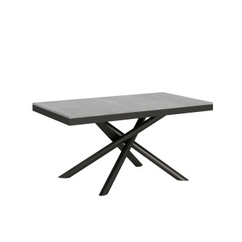 Table Famas Evolution - Table extensible 90x160/264 cm Famas Evolution Frêne Blanc Structure Anthracite