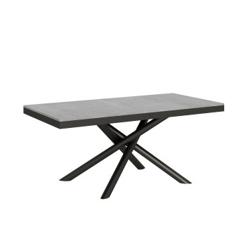 Table Famas Evolution - Table extensible 90x180/284 cm Famas Evolution Frêne Blanc Structure Anthracite