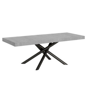 Famas Premium Table - Table extensible 90x180/284 cm Famas Premium Frêne Blanc Structure Anthracite