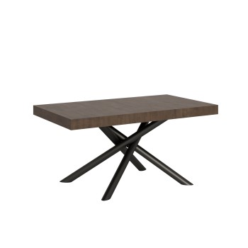 Famas Table - Table extensible 90x160/264 cm Famas Frêne Blanc structure Anthracite