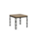 Table ouvrante 90x90/180 cm Ghibli Libra structure Anthracite