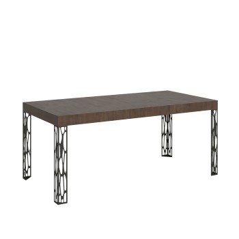 Table Ghibli - Table extensible 90x180/284 cm Ghibli Frêne Blanc Structure Anthracite