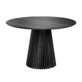 Table Jeanette Ø 120 cm noir PROMO