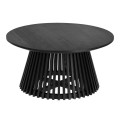 Table Jeanette Ø 80 cm noire