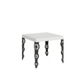 Table extensible 90x90/246 cm Karamay structure Anthracite