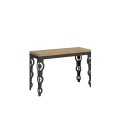 Table ouvrante 120x45/90 cm Karamay Double structure Anthracite