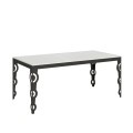 Table extensible 90x180/284 cm Karamay Evolution structure Anthracite