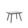 Table extensible 90x120/180 cm Mirhi structure Anthracite