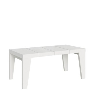 Table Naxy Premium - Table extensible 90x120/224 cm Naxy Premium Frêne Blanc