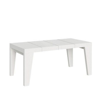 Table Naxy Premium - Table extensible 90x120/224 cm Naxy Premium Frêne Blanc