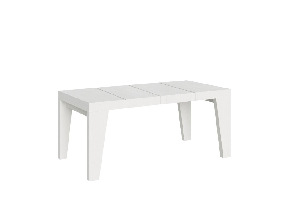 Table Naxy Premium - Table extensible 90x120/224 cm Naxy Premium Frêne Blanc