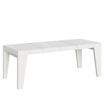 Table Naxy Premium - Table extensible 90x160/264 cm Naxy Premium Frêne Blanc