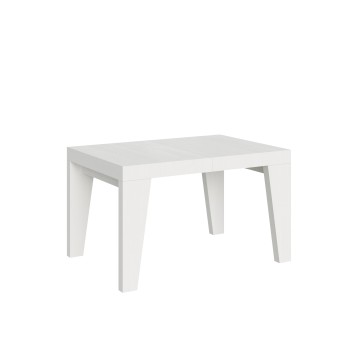 Table Naxy - Table extensible 90x120/224 cm Naxy Frêne Blanc