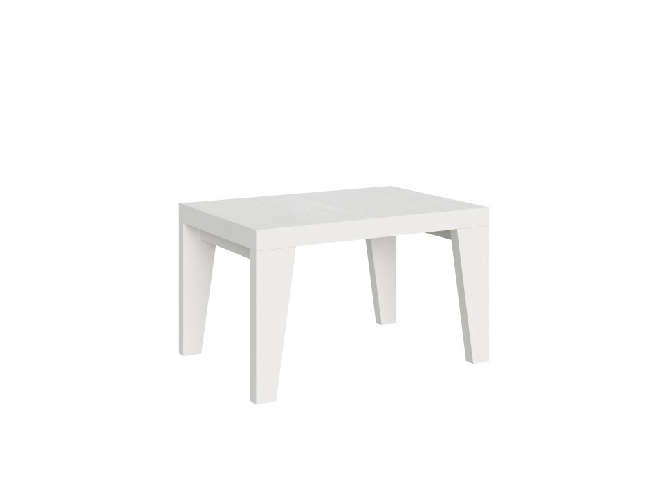 Table Naxy - Table extensible 90x120/224 cm Naxy Frêne Blanc