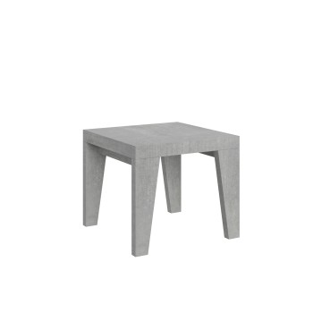 Table Naxy - Table extensible 90x90/246 cm Naxy Frêne Blanc