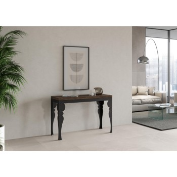 Paxon Double Table - Table ouvrante 120/200x45/90 cm Paxon Double Chêne Nature Structure Anthracite