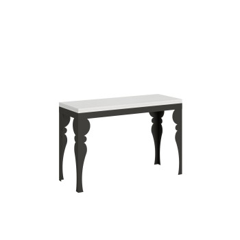 Paxon Double Table - Table ouvrante 120/200x45/90 cm Paxon Double Chêne Nature Structure Anthracite