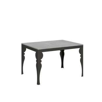 Table Paxon Evolution Anthracite - Table extensible 90x120/380 cm Paxon Evolution Frêne Blanc Structure Anthracite