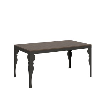 Table Paxon Evolution Anthracite - Table extensible 90x160/264 cm Paxon Evolution Frêne Blanc Structure Anthracite