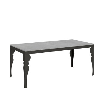 Table Paxon Evolution Anthracite - Table extensible 90x180/284 cm Paxon Evolution Frêne Blanc Structure Anthracite